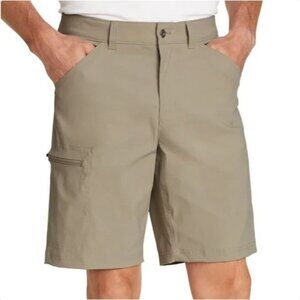 NWOT  Eddie Bauer Mens 38 Beige Cargo Shorts